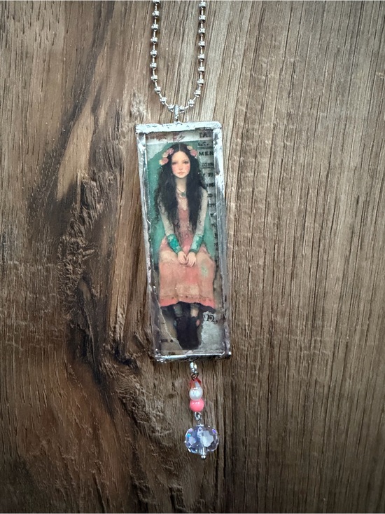 Hand Crafted Jewelry - Hand Crafted Bohemian Pendant Necklace